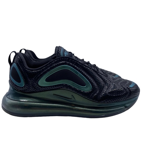Nike Air Max 720 Sneaker Throwback Future Black Green Low Top Lace Up Size 11.5 - Picture 2 of 12